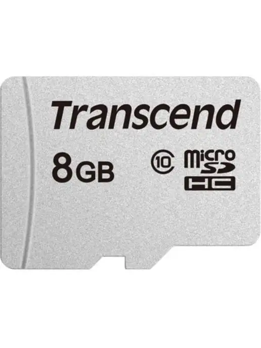 Transcend Карта памяти MicroSD 8GB Class 10, TS8GUSD300S