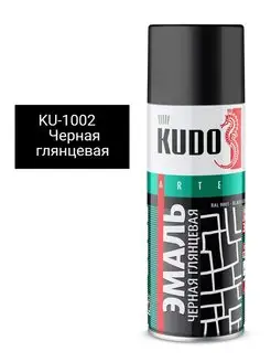 Алкидная аэрозольная краска черная глянцевая KUDO 168954690 купить за 290 ₽ в интернет-магазине Wildberries