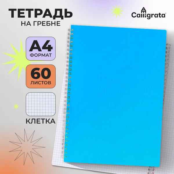 Тетрадь А4 общая на пружине