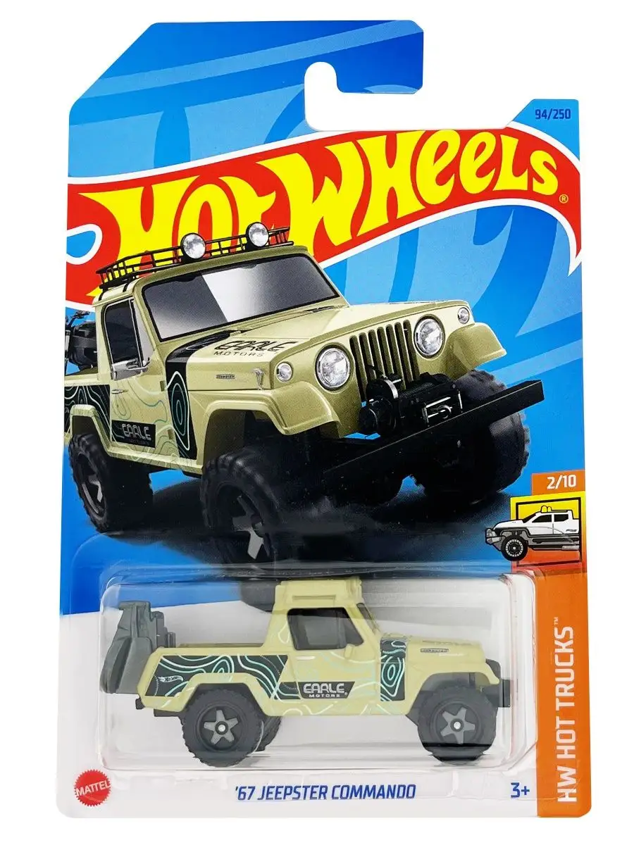 Машинка коллекционная 67 Jeepster Commando оригинал Hot Wheels 168975678  купить за 285 ₽ в интернет-магазине Wildberries