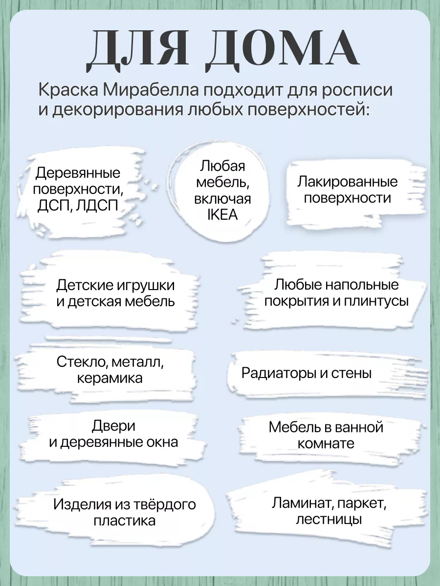 Краска для мебели и дверей матовая Лен 2*500 Мирабелла 168980986 купить за  2 461 ₽ в интернет-магазине Wildberries