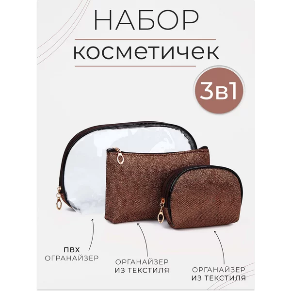 Набор косметичек 3 в 1