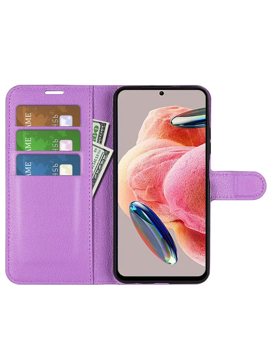 Wallet Чехол книжка подставка для Xiaomi Redmi Note 12 4G Redmi 169015596  купить за 492 ₽ в интернет-магазине Wildberries