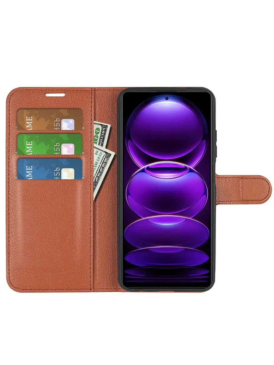 Wallet Чехол книжка на Xiaomi Redmi Note 12 Pro+ Plus 5G BRODEF 169015602  купить в интернет-магазине Wildberries