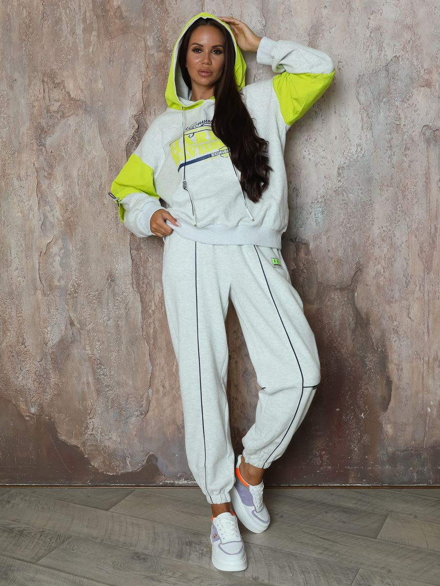 Женский костюм Sogo Tracksuit White sg9562 63