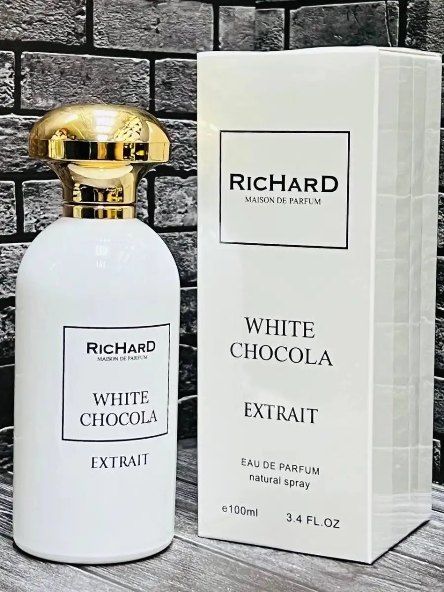 Richard White Chocola Extrait /Духи Ричард белый шоколад Richard 169024481  купить за 383 ₽ в интернет-магазине Wildberries