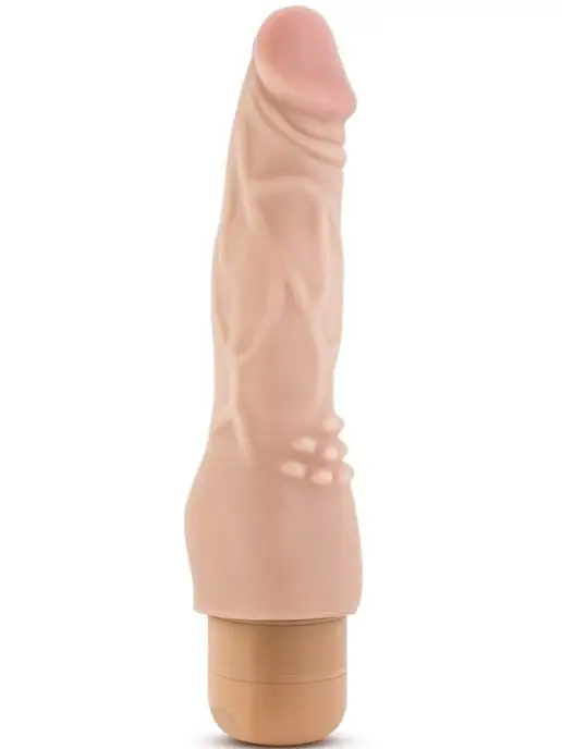 ToyForFun Реалистичный вибратор "DR. SKIN COCK VIBE", 16см, бежевый, фото 2