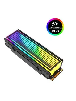 Радиатор SSD M.2 2280 NVMe ARGB INFINITY LEANS Чёрный ARTPOWERS 169032561 купить за 995 ₽ в интернет-магазине Wildberries