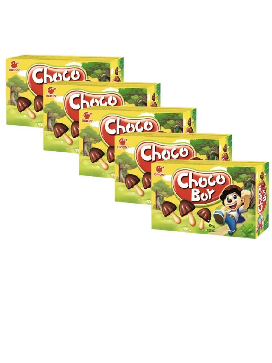 Печенье Choco Boy, 45 г х 5 шт