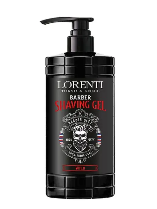 LORENTI Гель для бритья непенящийся Barber Shaving Gel WILD 1 литр, вариант, фото 8