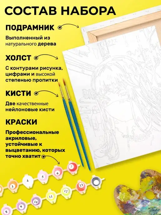 100картин Картина по номерам Бойцовский клуб, вариант, фото 2