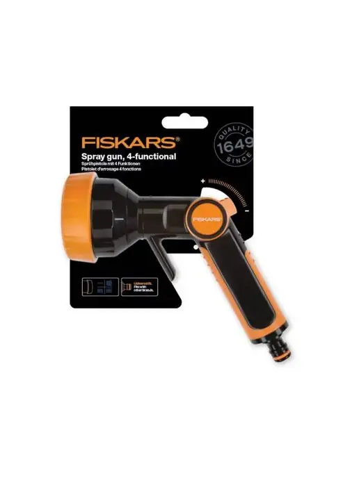 FISKARS Пистолет-распылитель, регулируемый с 4 функциями