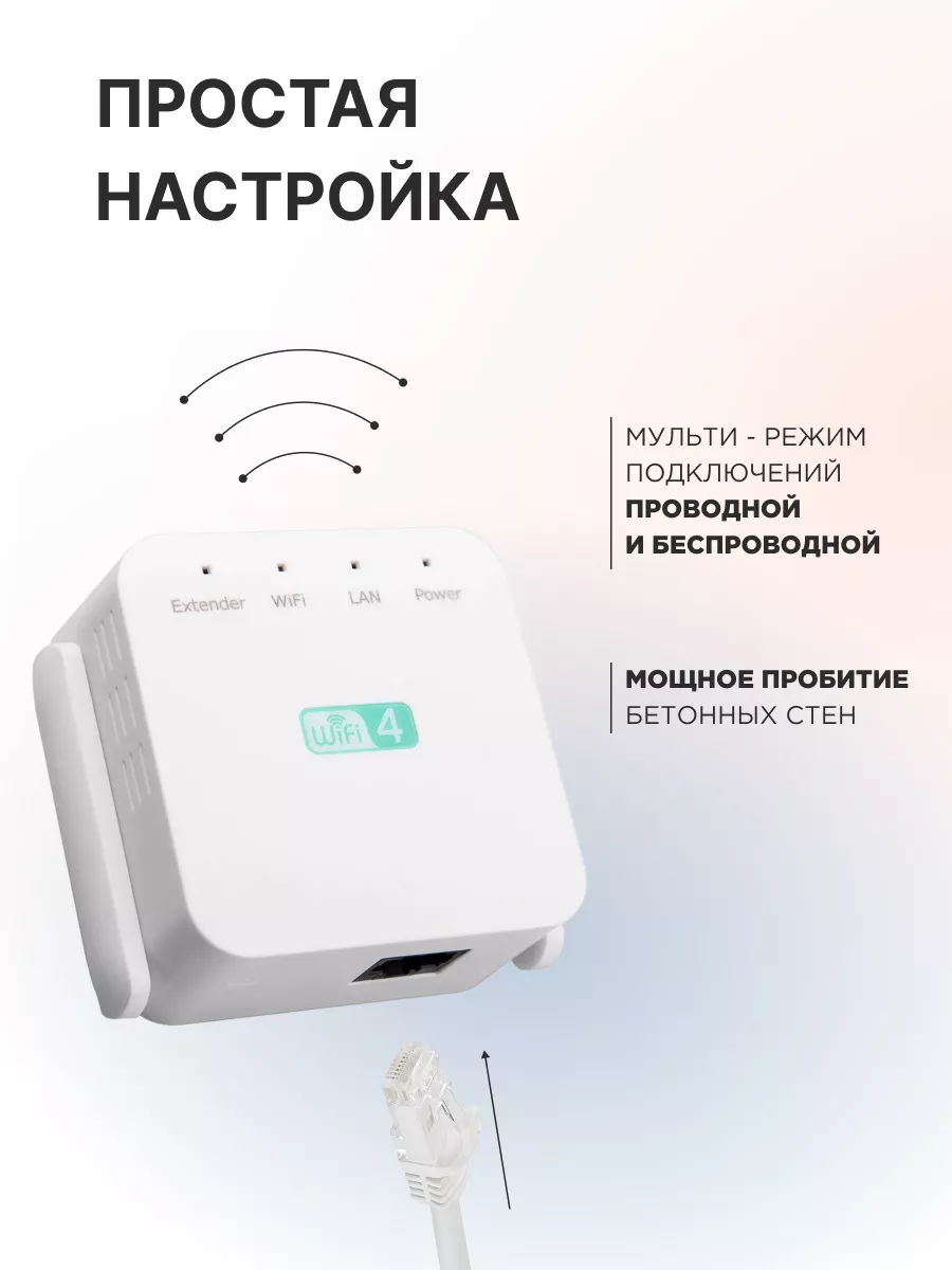 Усилитель wifi сигнала, диапазон 2.4 ГГц ArcanaTech 169142847 купить за 1  385 ₽ в интернет-магазине Wildberries