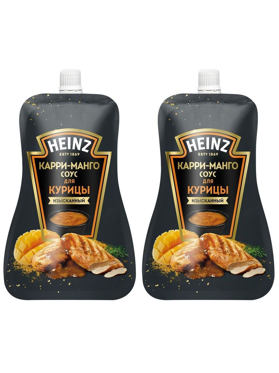 Соус Карри-манго, 200 г, 2 шт Heinz 169162909 купить за 765 ₽ в  интернет-магазине Wildberries