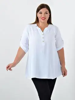 Блузка нарядная plus size Крошка Фру 169182147 купить за 1 385 ₽ в интернет-магазине Wildberries