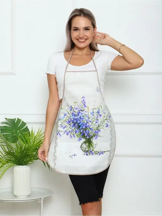 Кузькина Хатка фартуки кухонные, синий, фото 2