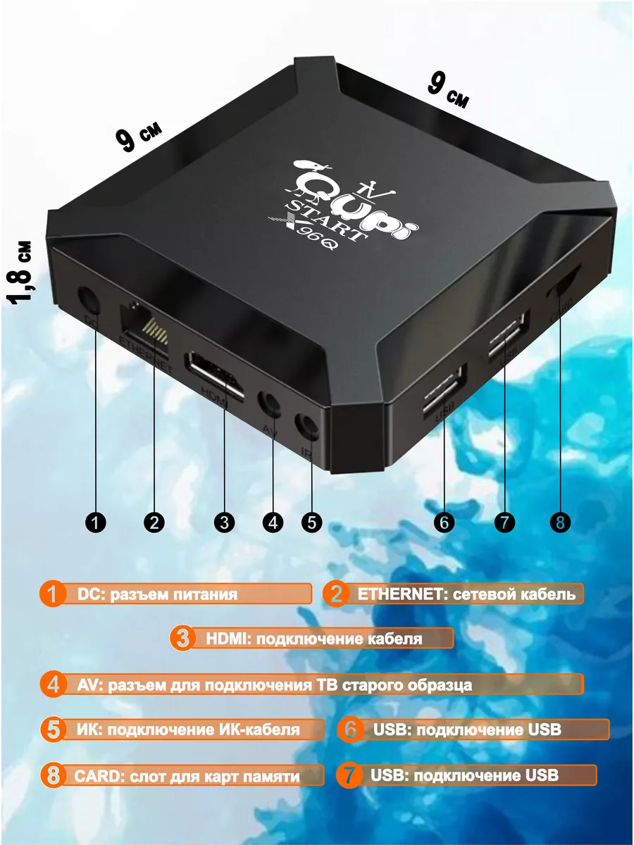 Смарт ТВ приставка X96Q 2/16 4К tv box Qupi 169187463 купить за 1 473 ₽ в  интернет-магазине Wildberries