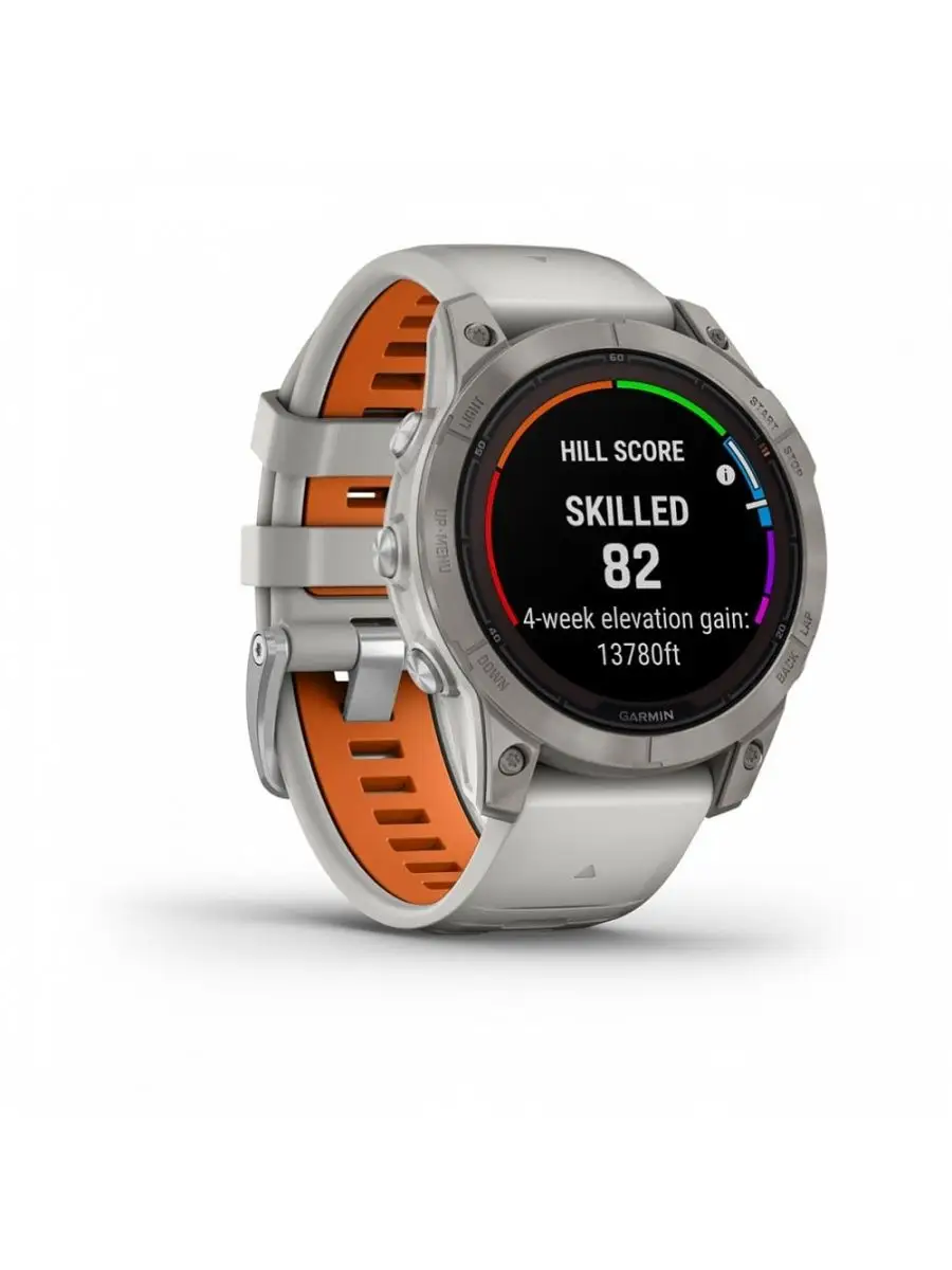 Fenix 7 Pro Sapphire Solar Titanium, Orange (010-02777-21) - фото 3
