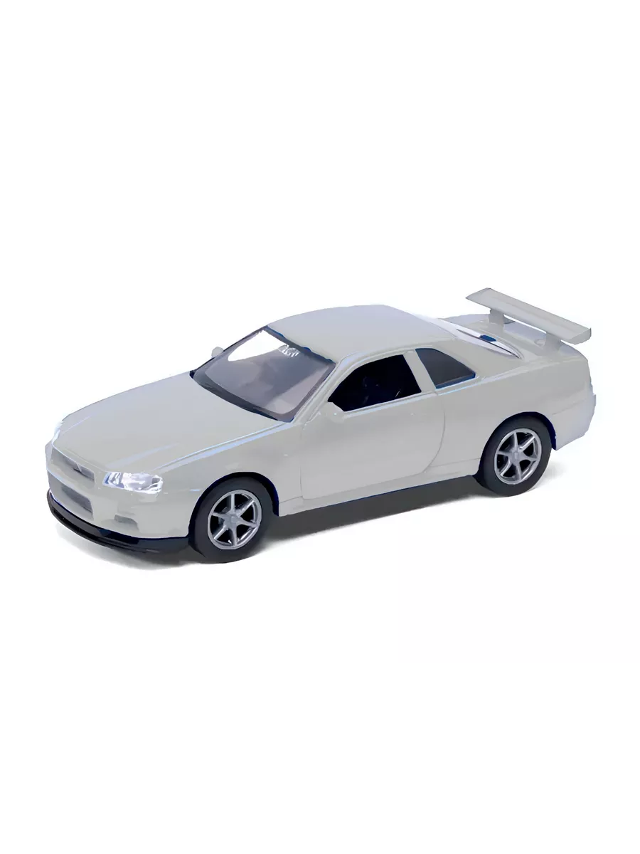 Машинка NISSAN SKYLINE GT-R R34  1:38  цвет в ассортименте WELLY  169218492 купить в интернет-магазине Wildberries