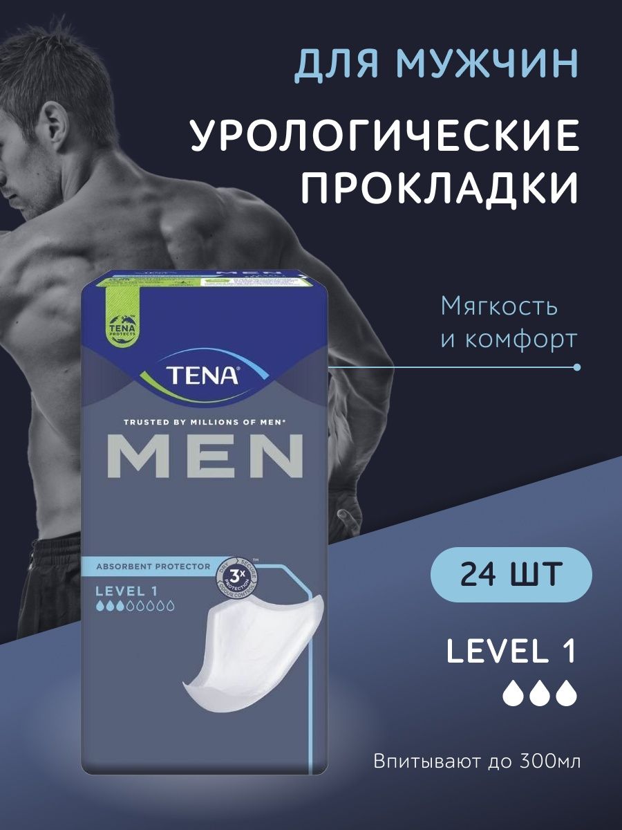 Men level. Tena men.