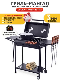 Мангал сборный 3мм для дачи с крышкой ROASTER 169303049 купить за 8 109 ₽ в интернет-магазине Wildberries