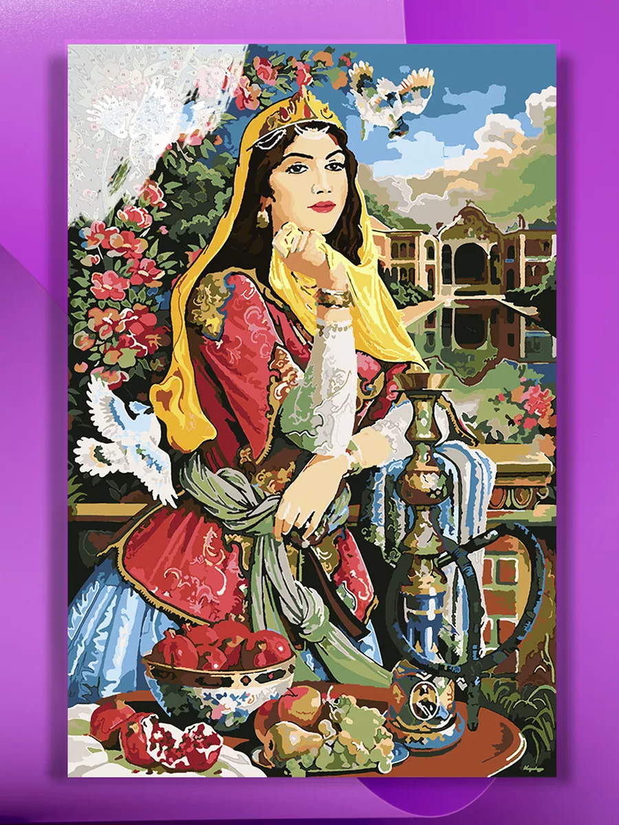 Восточная красавица, 40 х 60 см