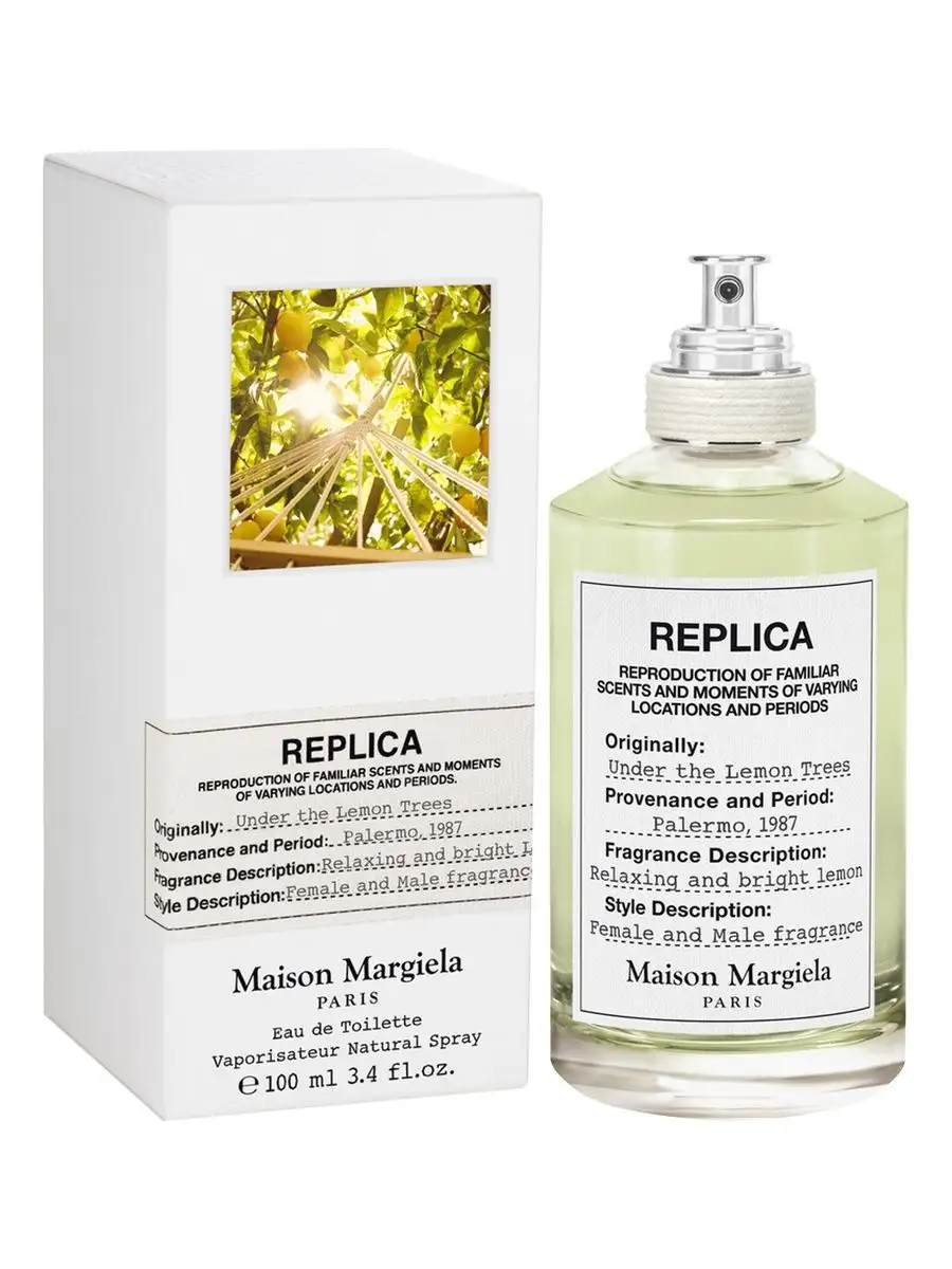 Maison Margiela Replica Under The Lemon trees DIAR AROMA 169340344 купить  за 1 791 ₽ в интернет-магазине Wildberries