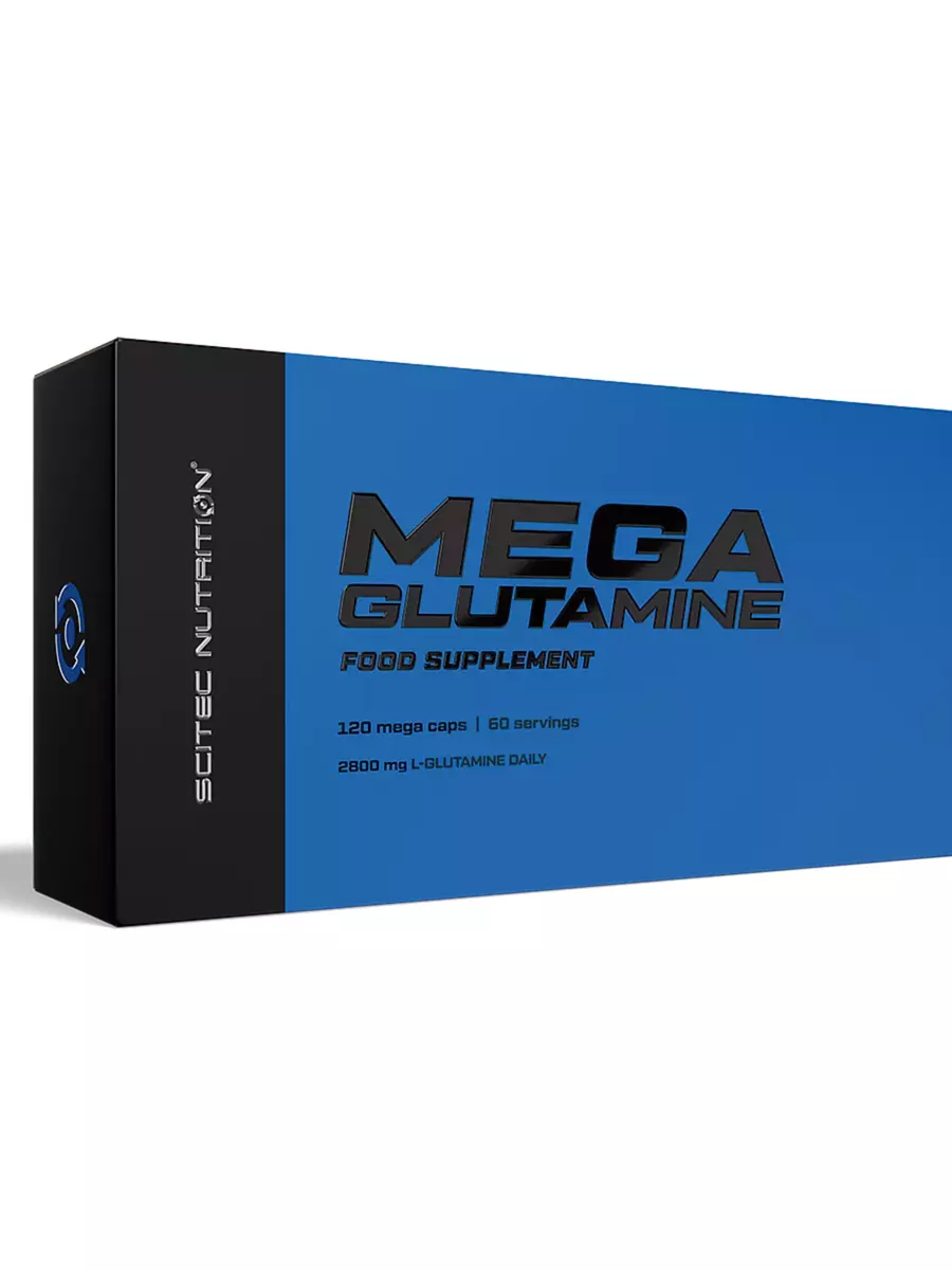 Глютамин в капсулах Mega Glutamine 60 порций