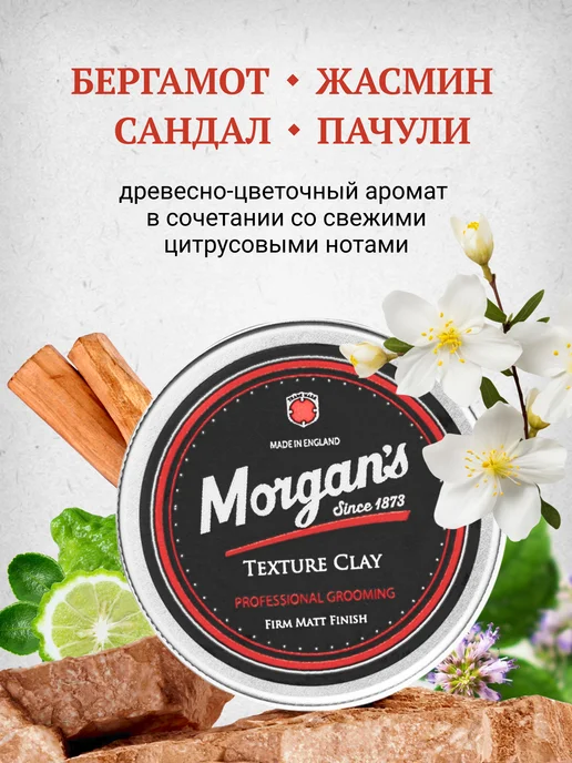 Morgan's Текстурирующая глина для волос 75 мл, 30 мл, фото 4