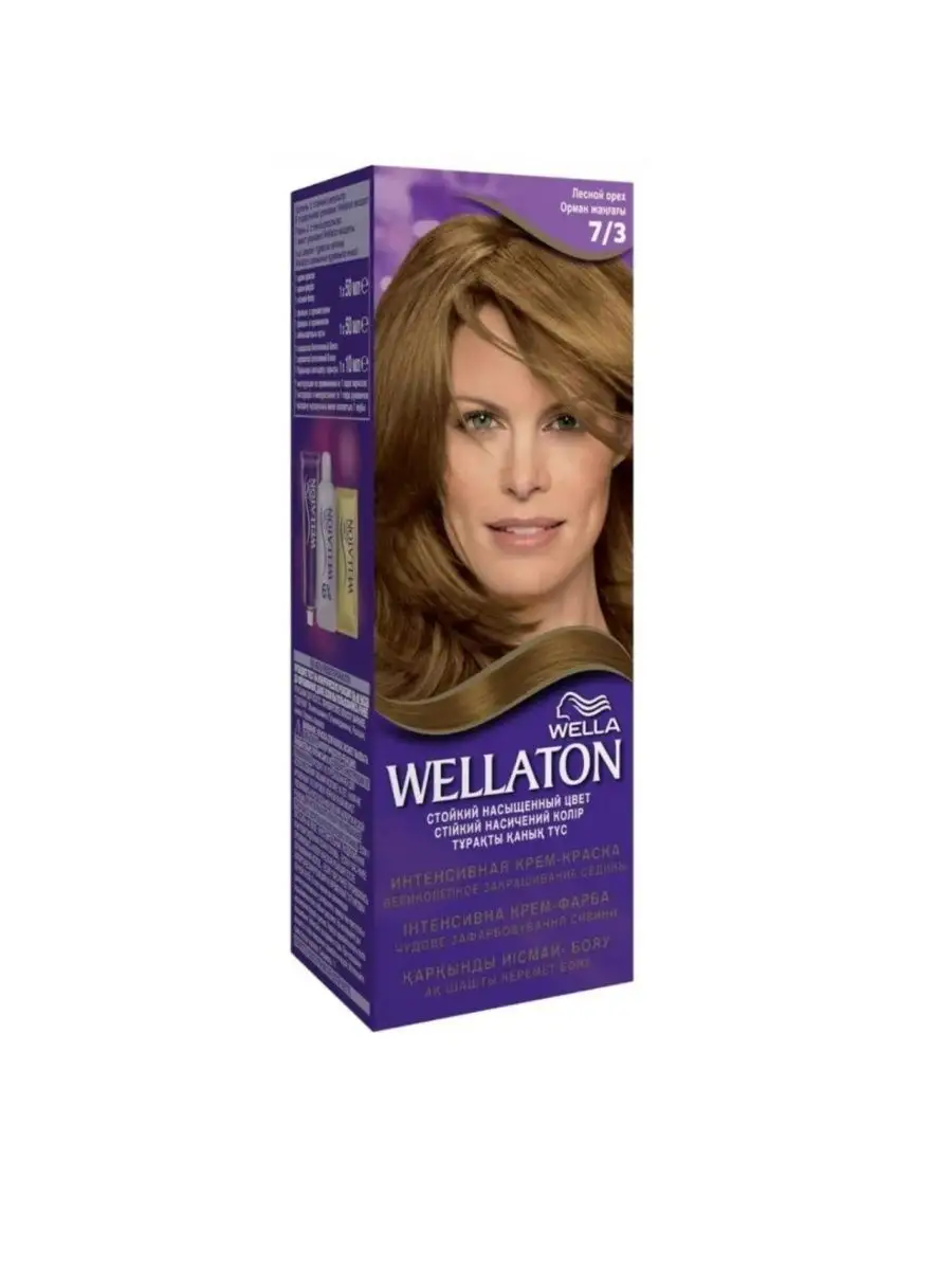 Стойкая крем-краска для волос Wellaton