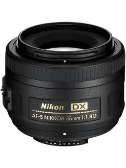 Объектив Nikon 35mm f/1.8G AF-S DX Nikkor NIKON 169408964 купить за 21 649 ₽ в интернет-магазине Wildberries