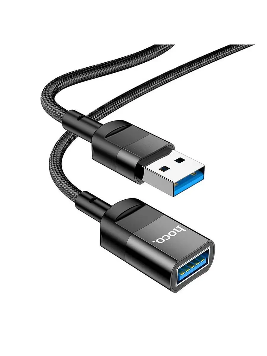 Кабель удлинитель usb для быстрой зарядки телефона провод HOCO 169486331  купить за 3 297 ₽ в интернет-магазине Wildberries