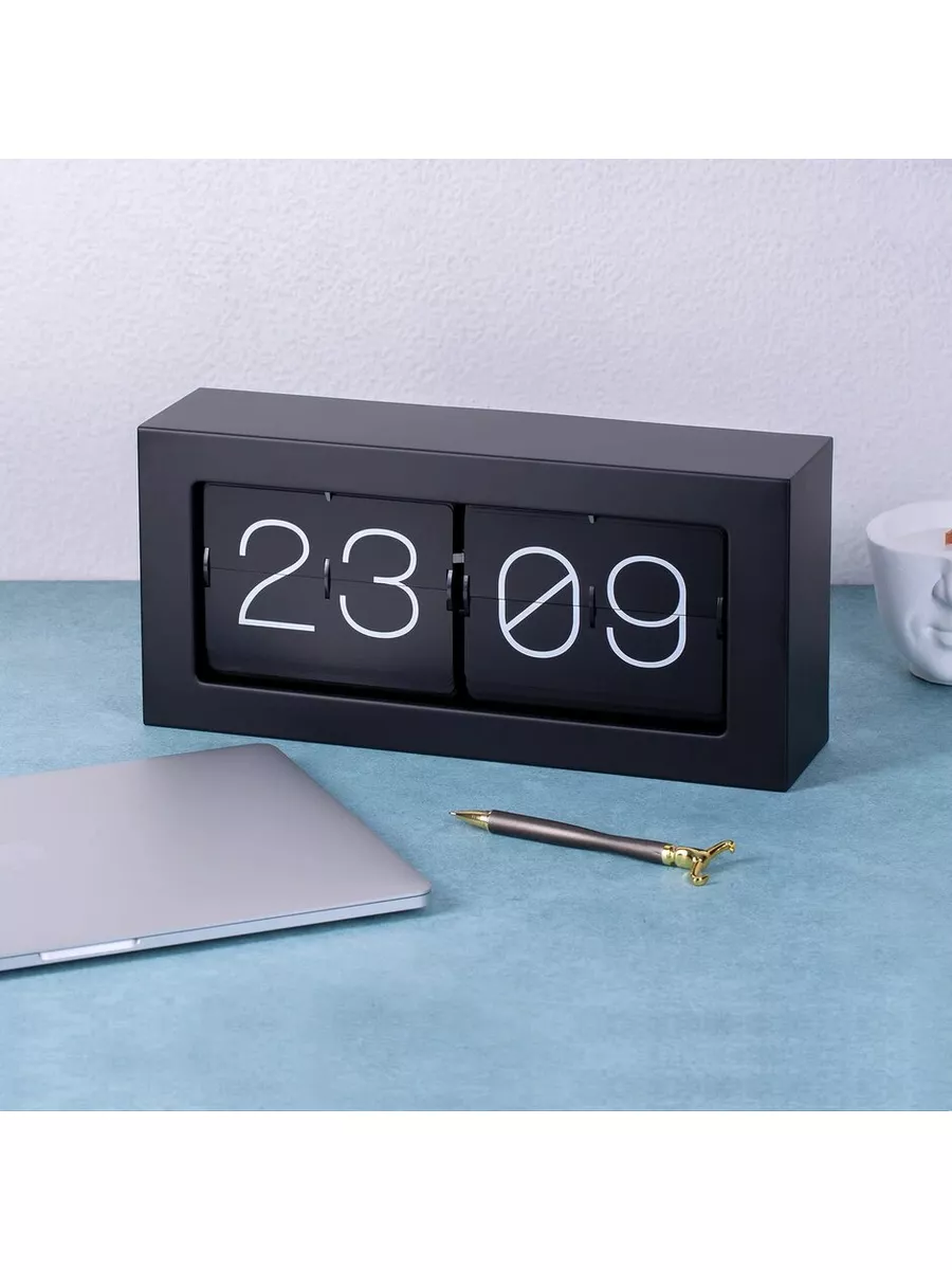 Перекидные часы FLIP CLOCK, металлические (36×9×17 см) MotionLamps  169515594 купить за 7 461 ₽ в интернет-магазине Wildberries