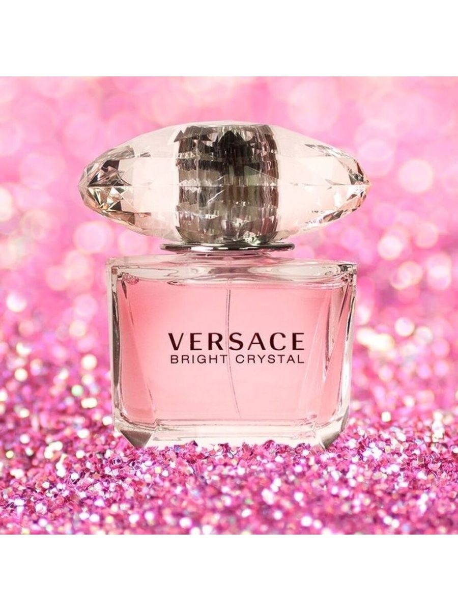 Как называется маленькие духи. Версачи Брихт кр ичтал. Версаче Брайт Кристалл. Духи Версаче Брайт Кристал. Versace - Bright Crystal Eau de Toilette 90 мл.