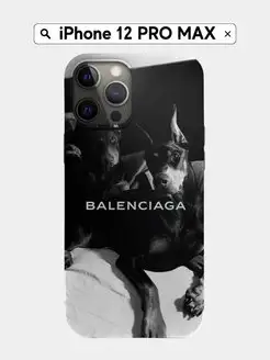 Чехол iPhone 12 Pro Max прозрачный с принтом Balenciaga Chehooli 169549045 купить за 425 ₽ в интернет-магазине Wildberries