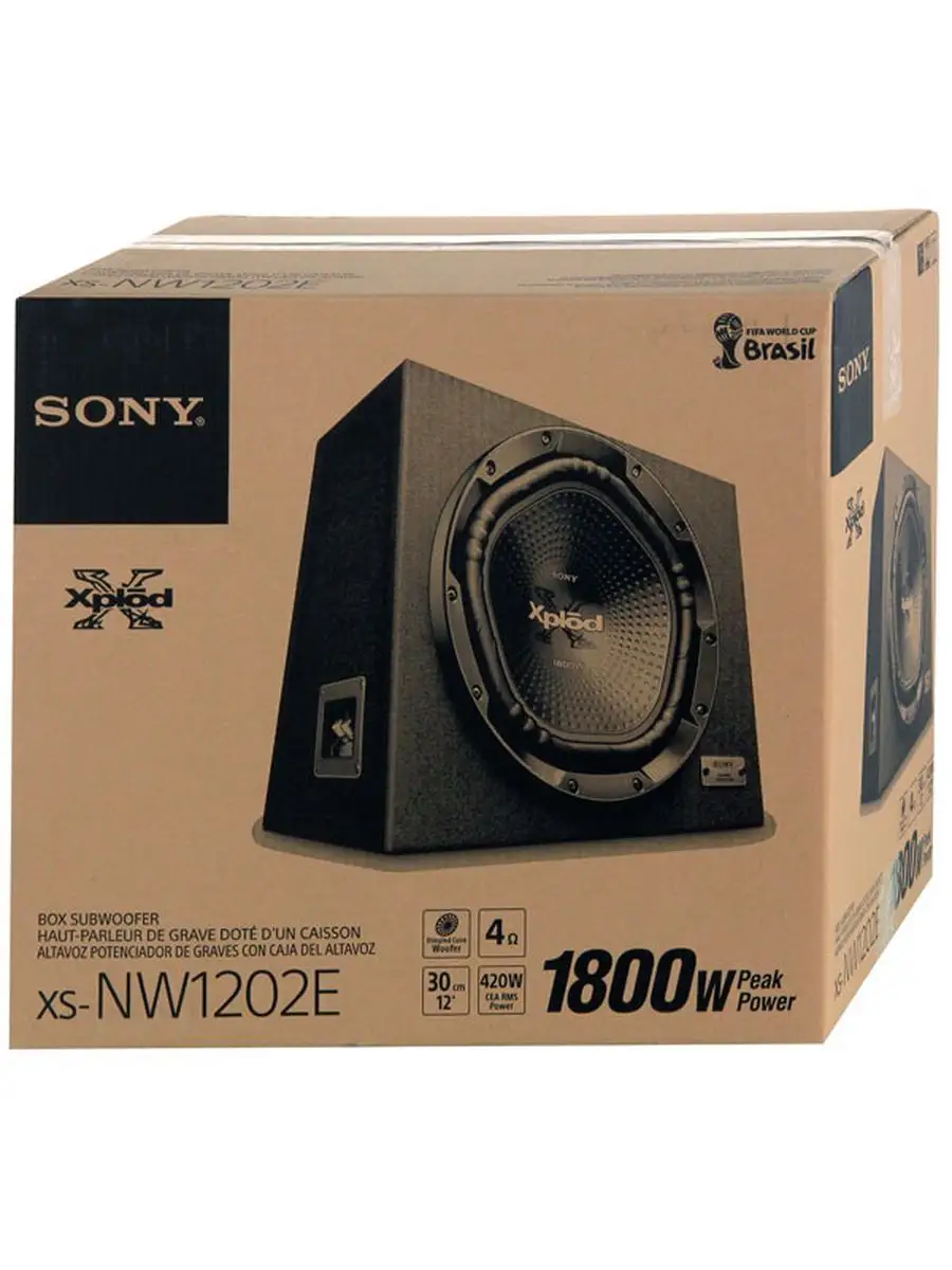 Автомобильный сабвуфер XS-NW1202E Sony 169556006 купить в интернет-магазине  Wildberries