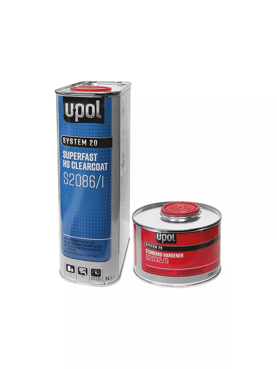 Супербыстрый акриловый лак U-POL S2086 Fast HS 1 + 0,33 л. U-POL 169571488  купить за 2 969 ₽ в интернет-магазине Wildberries