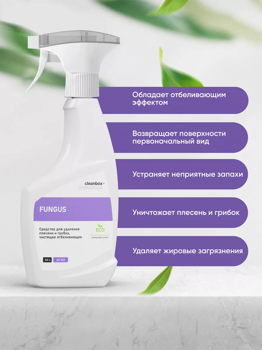 Средство для удаления плесени и грибка Fungus CLEAN BOX 169577056 купить за  510 ₽ в интернет-магазине Wildberries