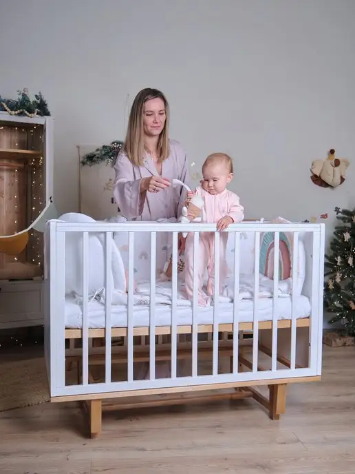 Rant Кроватка для новорожденного Bamboo, белый, фото 2