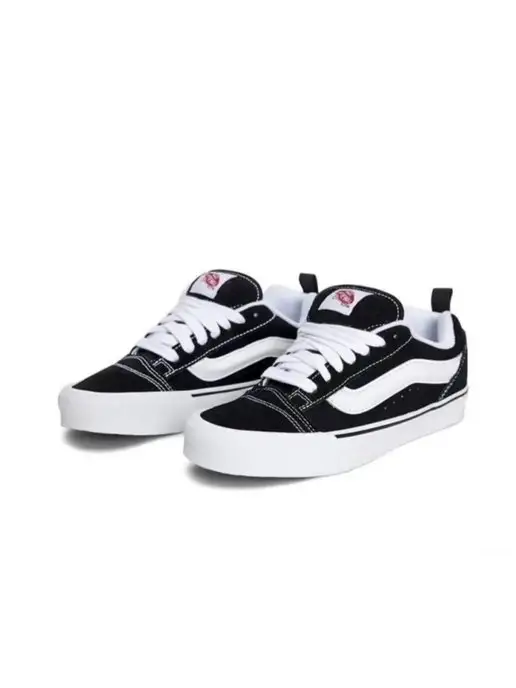 Vans Кеды KNU- Skool BLACK WHITE, черный, фото 4