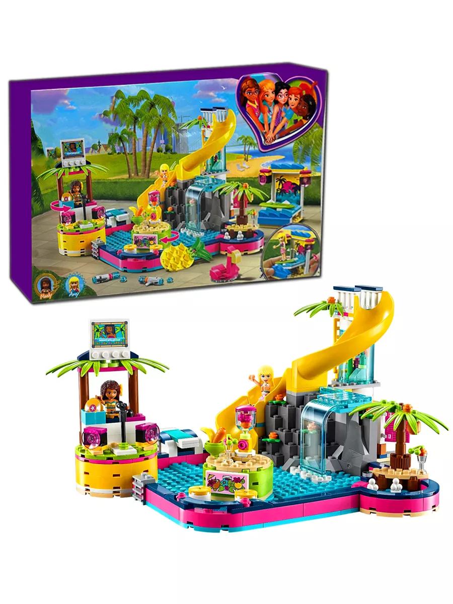 Friends вечеринка у бассейна LEGO 169619013 купить за 4 060 ₽ в  интернет-магазине Wildberries