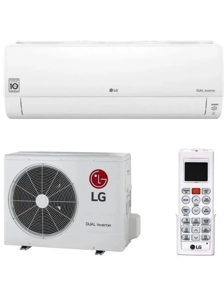 Кондиционер сплит-система I12CGH.UGGF Dual Inverter LG 169628632 купить за  45 336 ₽ в интернет-магазине Wildberries