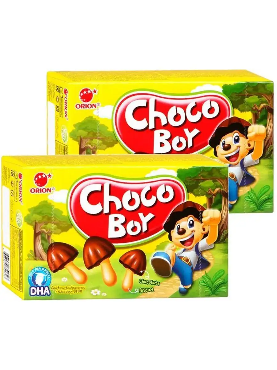 Печенье Chocoboy, 2 пачки по 100г ОРИОН Group 169634474 купить за 330 ₽ в  интернет-магазине Wildberries