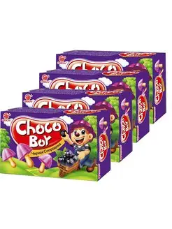 Печенье Chocoboy Чёрная смородина, 4 упаковки по 45г ОРИОН Group 169634506 купить за 235 ₽ в интернет-магазине Wildberries