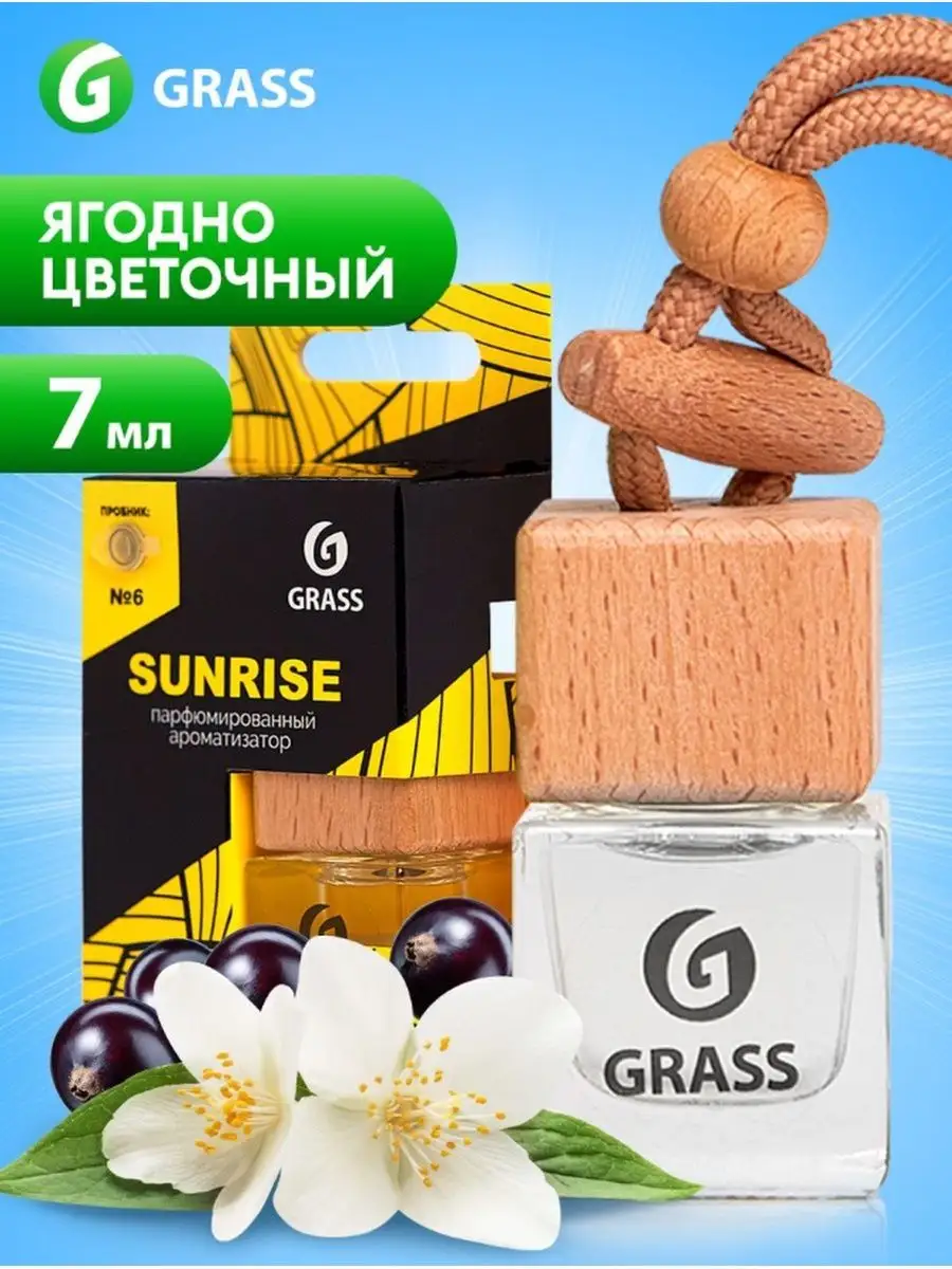 Ароматизатор в машину Sunrise GRASS 169679950 купить за 368 ₽ в  интернет-магазине Wildberries