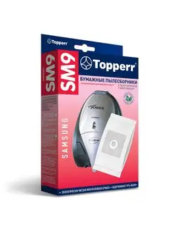 Мешок для пылесоса пылесборник бумажный SM9 SAMSUNG 5шт TOPPERR 169763957 купить за 615 ₽ в интернет‑магазине Wildberries
