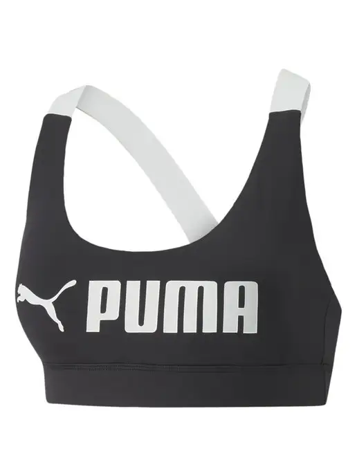 Buy Puma Womens First Mile Drycell High Impact Sports Bra Dark  Slate/Pristine