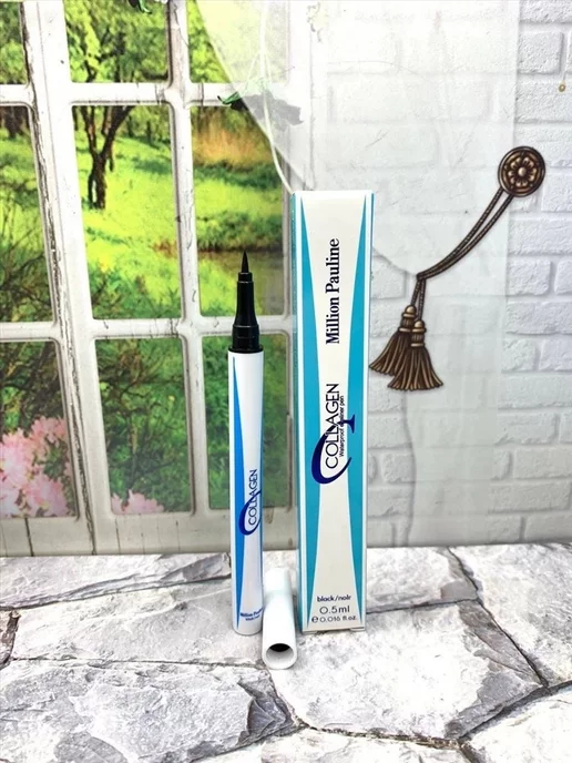 TF COSMETICS Жидкая подводка для глаз Collagen, водостойкая, черный, фото 6
