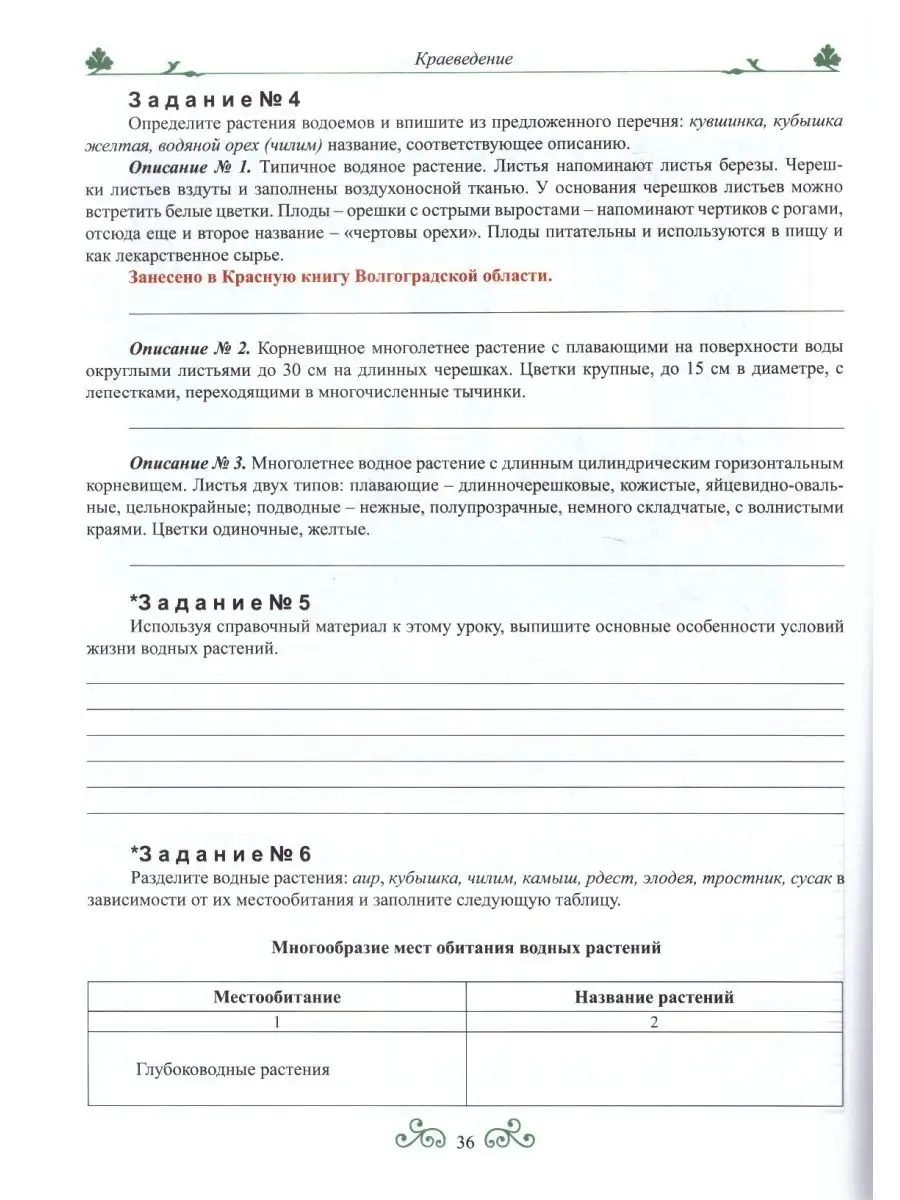 Краеведение 6 класс Рабочая тетрадь Волгоградской области ПЛАНЕТА 169821001  купить за 260 ₽ в интернет-магазине Wildberries