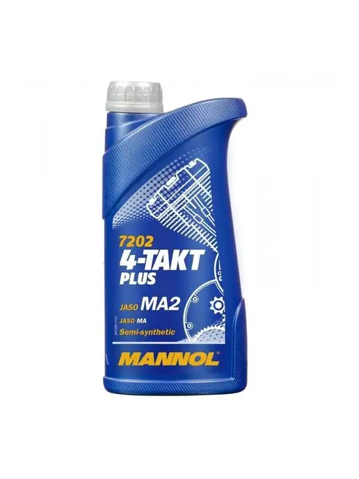 MANNOL Масло моторное 4T п с 10w40 PLUS 1л API SL JASO MA MA2